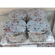 Storage Container Set, With 4 Containers  & Serving Tray