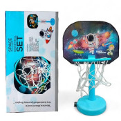 Space Adjustable Basketball Set for Kids, Indoor and Outdoor Game [Pack of: 1, Multicolor]